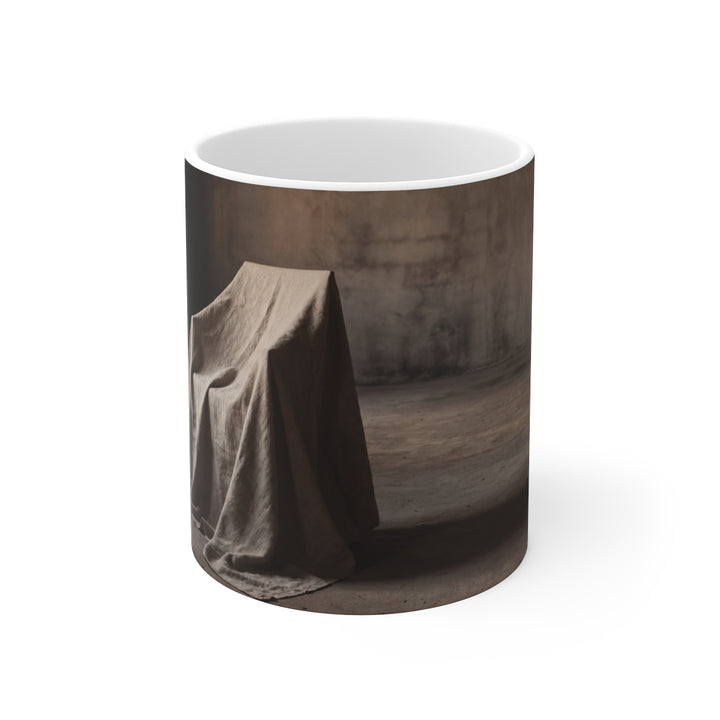 11oz White Mug - Wabi-Sabi Quietude
