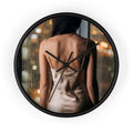 Wall Clock - Shimmering Rainy City Hour | Echovira Gallery