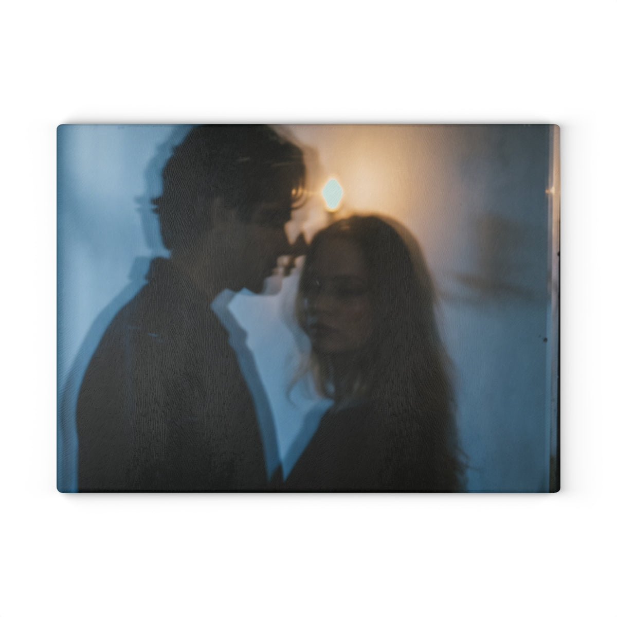 Midnight Shadow Cutting Board - Moody Glass Prep Board |...