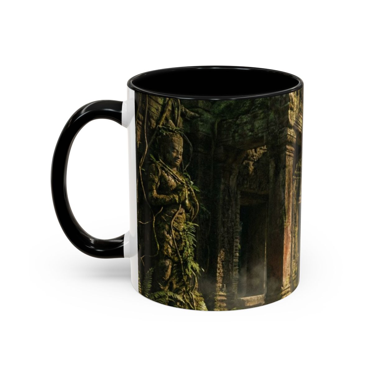Accent Coffee Mug - Moss Temple Retreat | Echovira Gallery