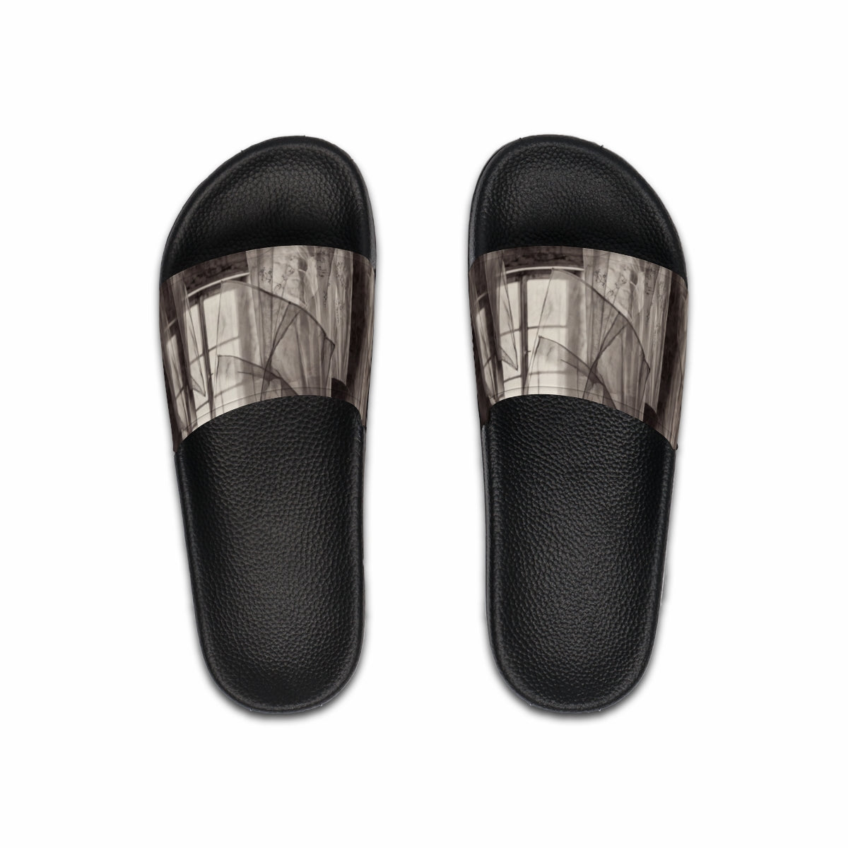 Men's Slide Sandals - Spectral Veils | Echovira Gallery