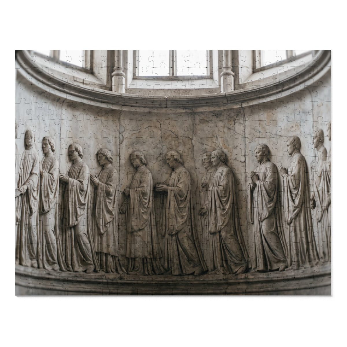 Jigsaw Puzzle with Tin - Gothic Frieze Procession Wall Decor...