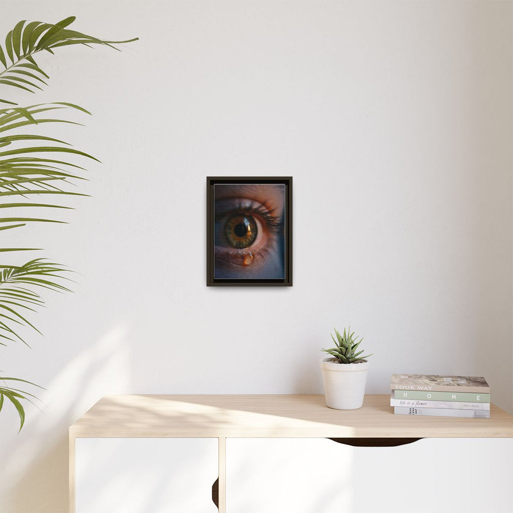 Matte Canvas, Framed - Luminous Tear