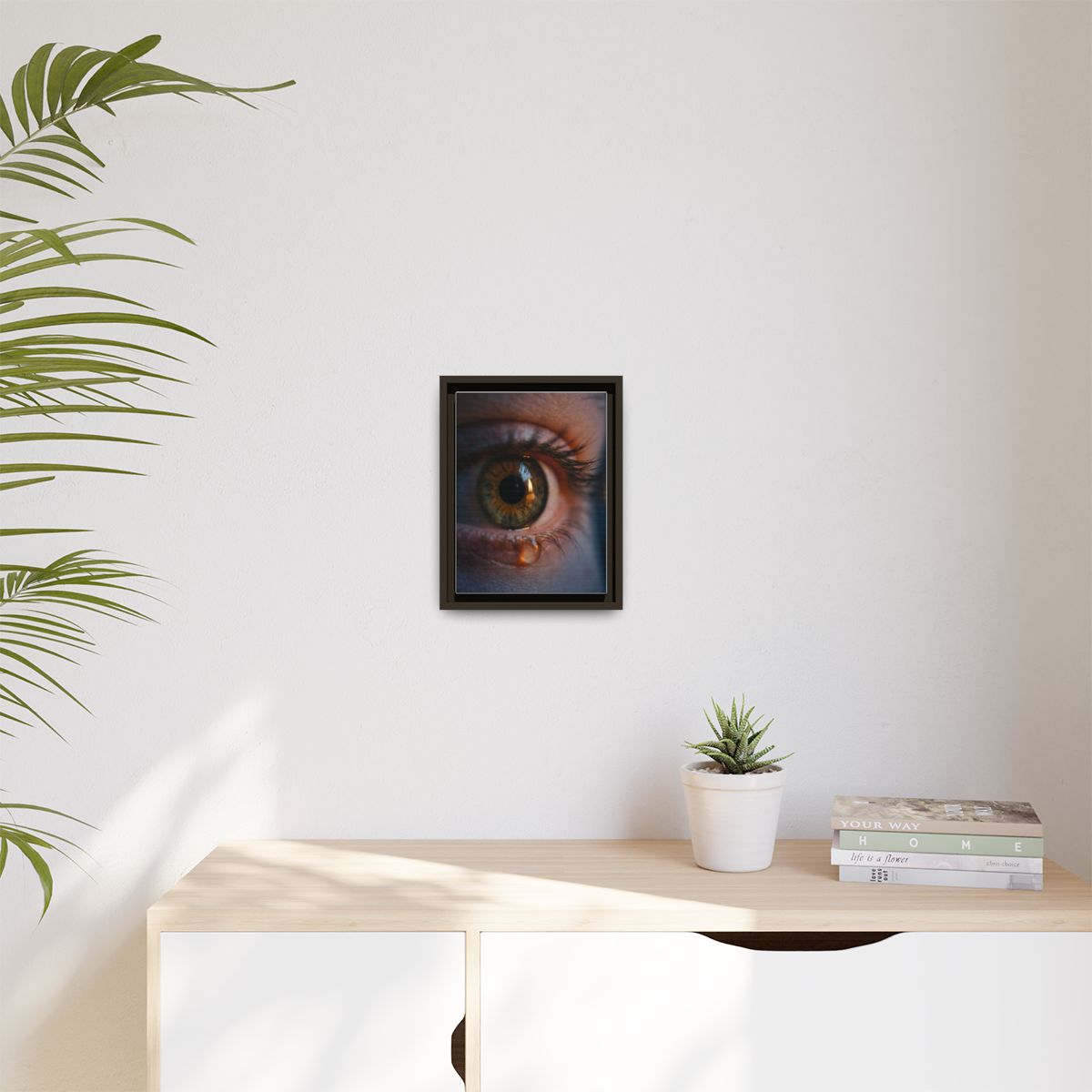 Matte Canvas, Framed - Luminous Tear