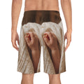 Men's Board Shorts - Tender Newborn Hand in Soft Muslin... |...