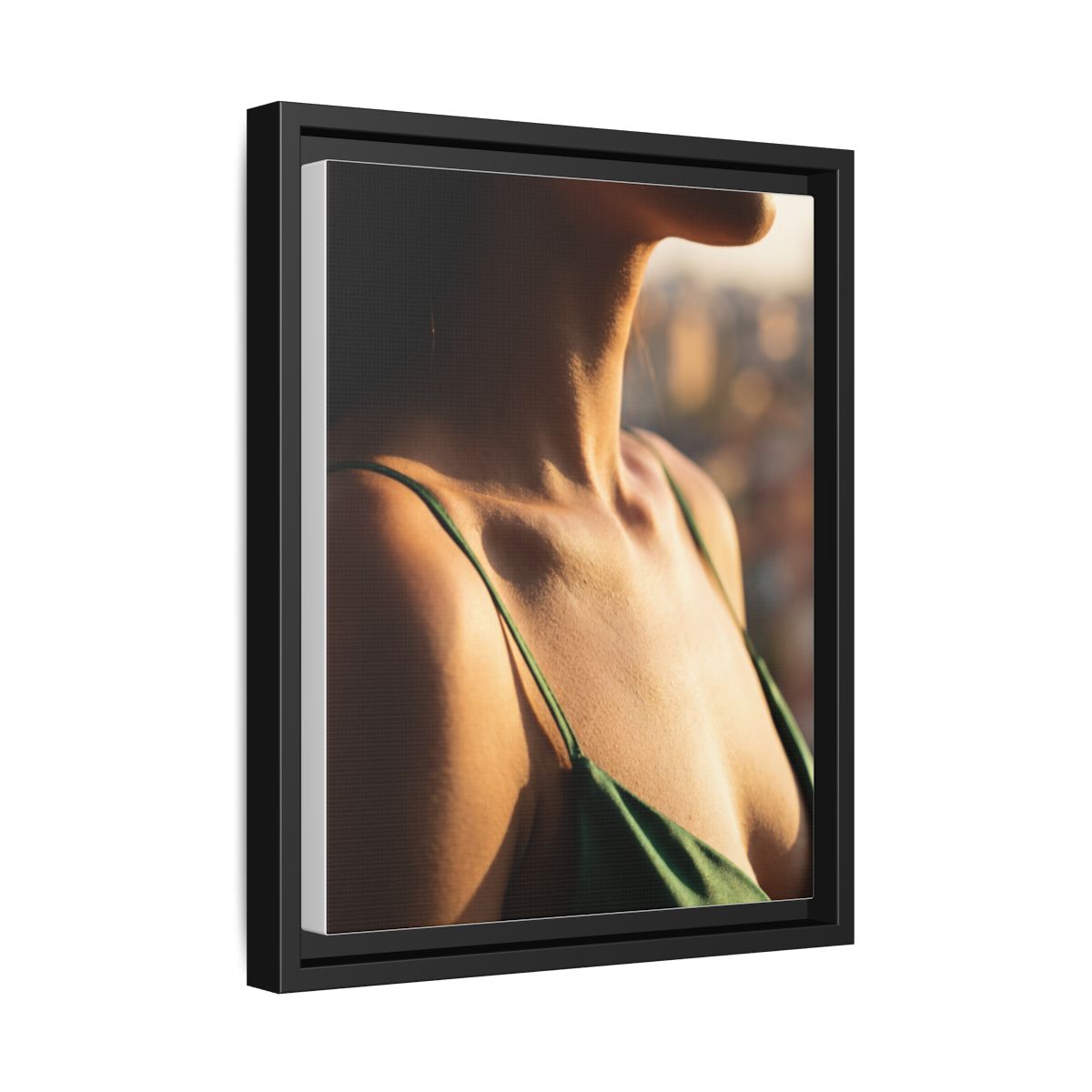 Framed Matte Canvas - Sunlit Muse