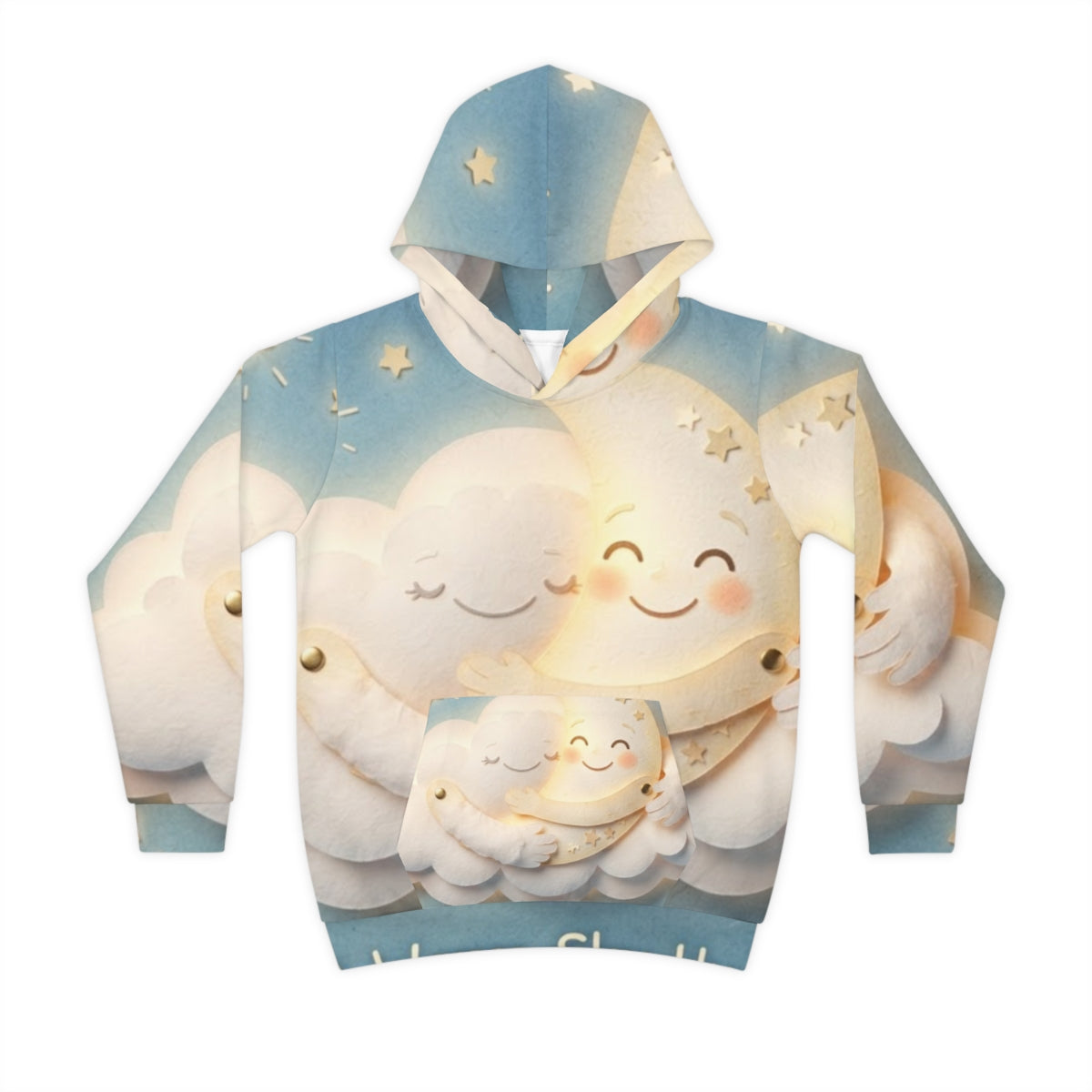 Children's Hoodie - Sky Hug Cozy Warmth | Echovira Gallery