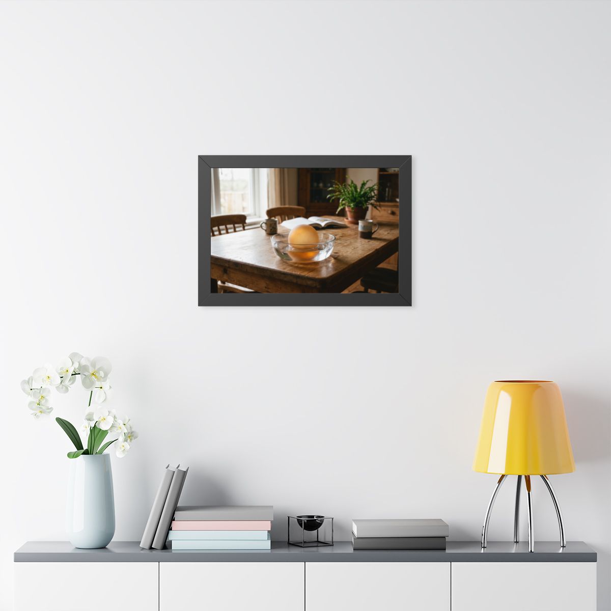 Framed Horizontal Poster - Amber Sanctuary — Black (14×11......