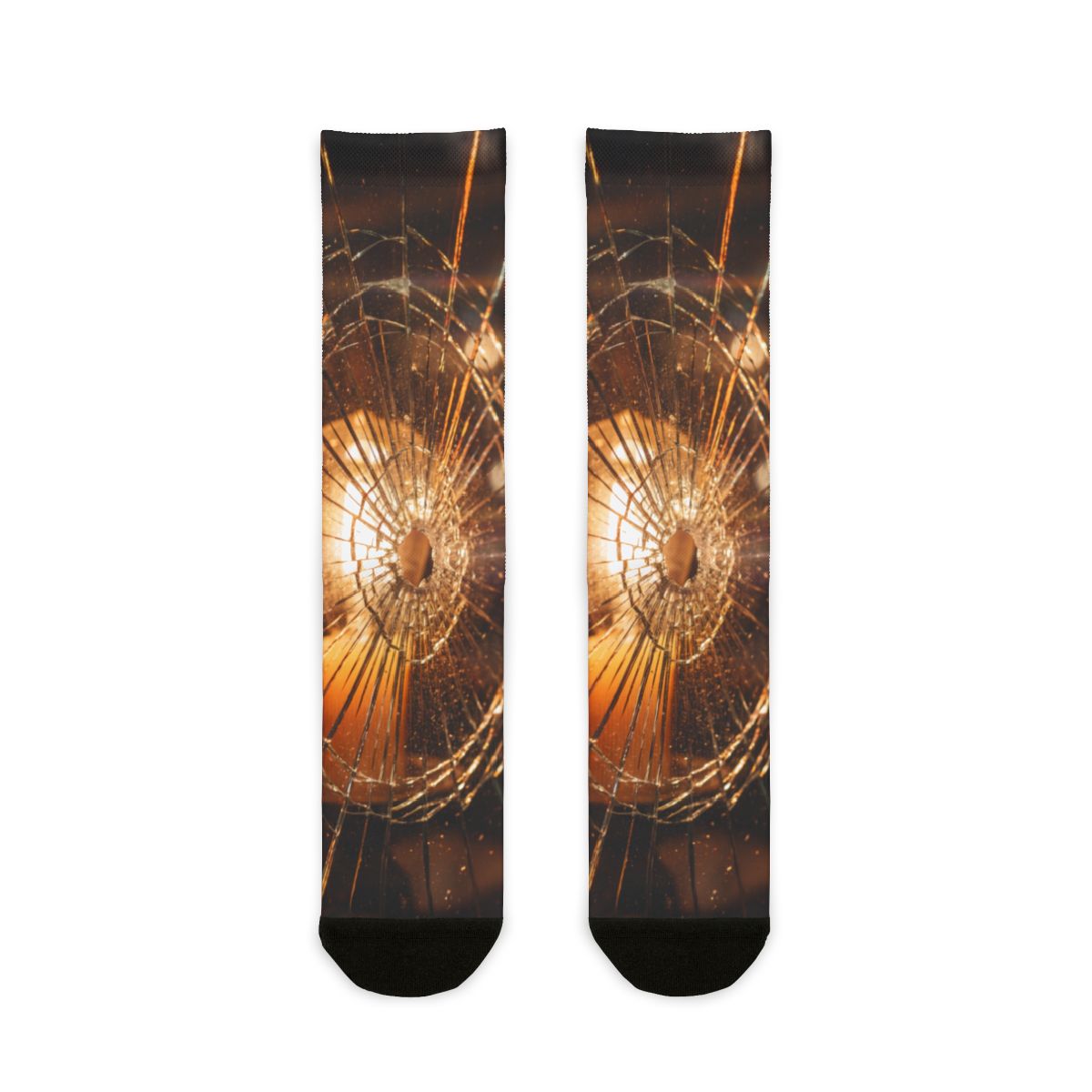 Sublimation Crew Socks - Fractured Light | Echovira Gallery