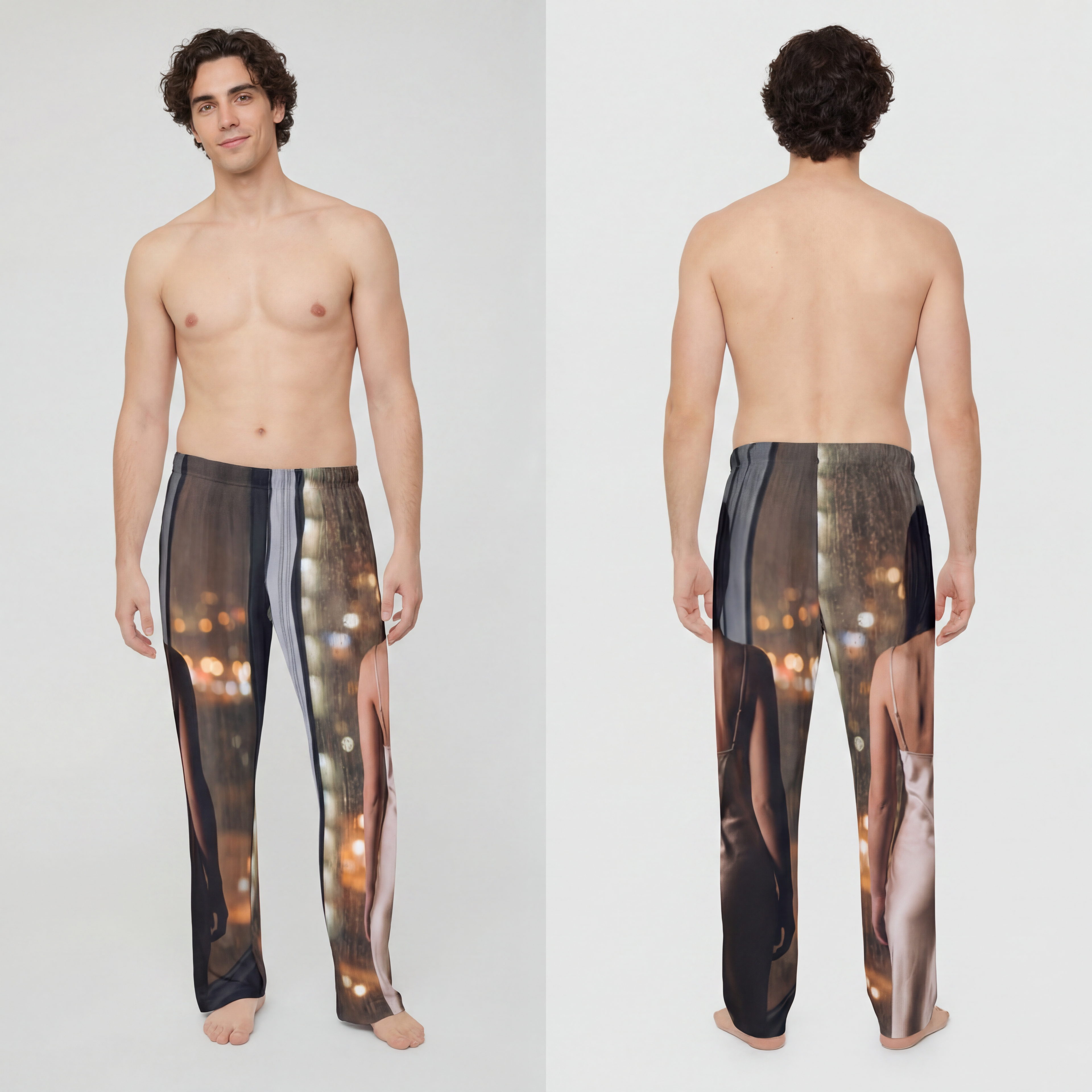 Men's Pajama Pants - Balcony View Mood
