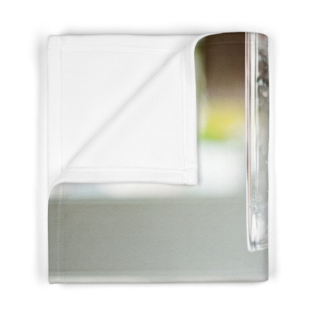 Water Glasses Still Life Fleece Baby Blanket