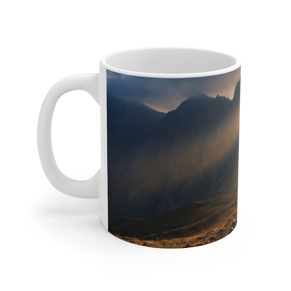11oz White Mug - Ancient Sun Rise
