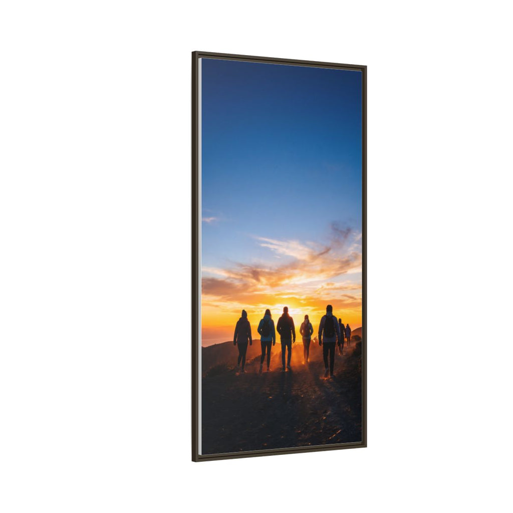 Matte Canvas, Framed - Epic Dawn Trek