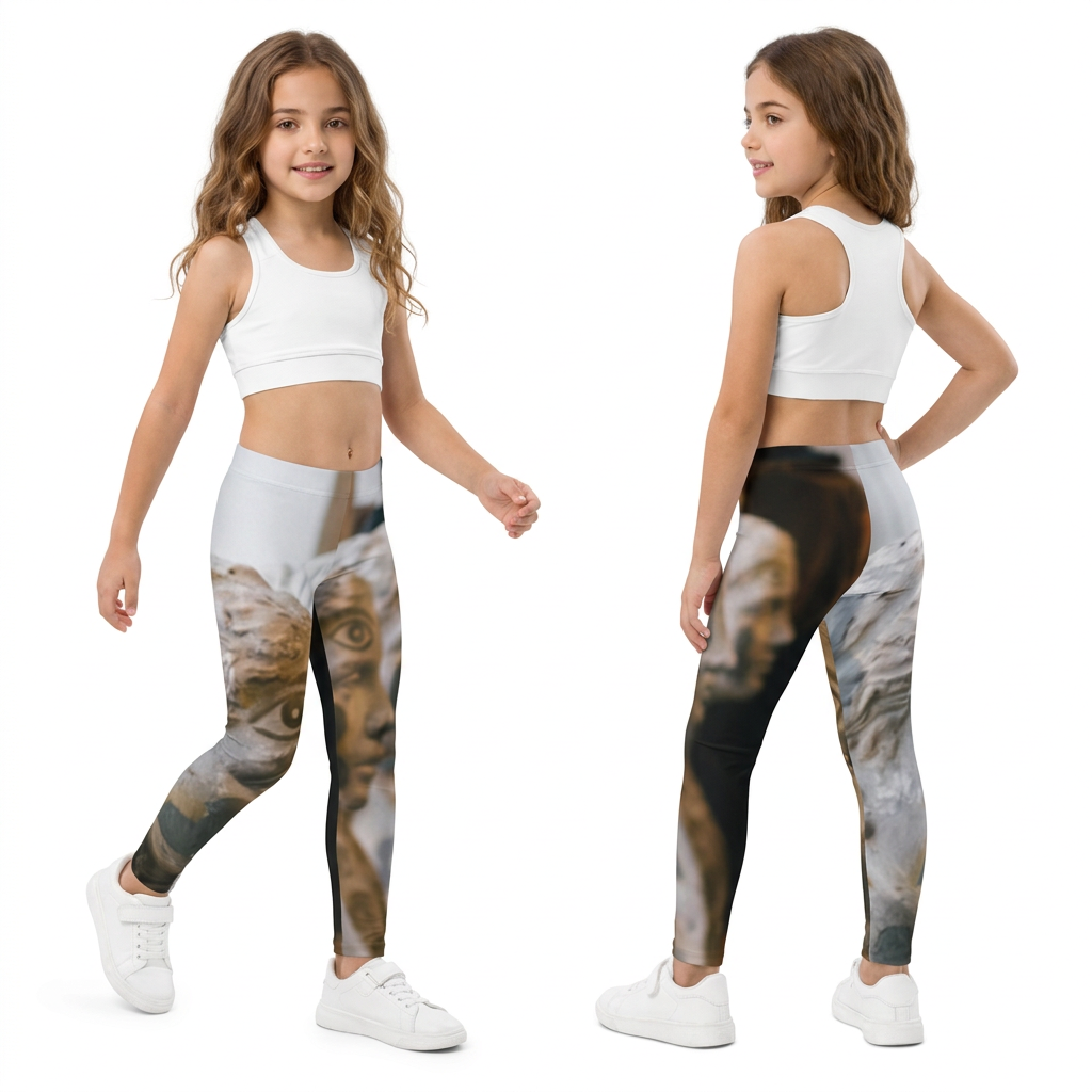 Classical Gallery Busts Kids Leggings