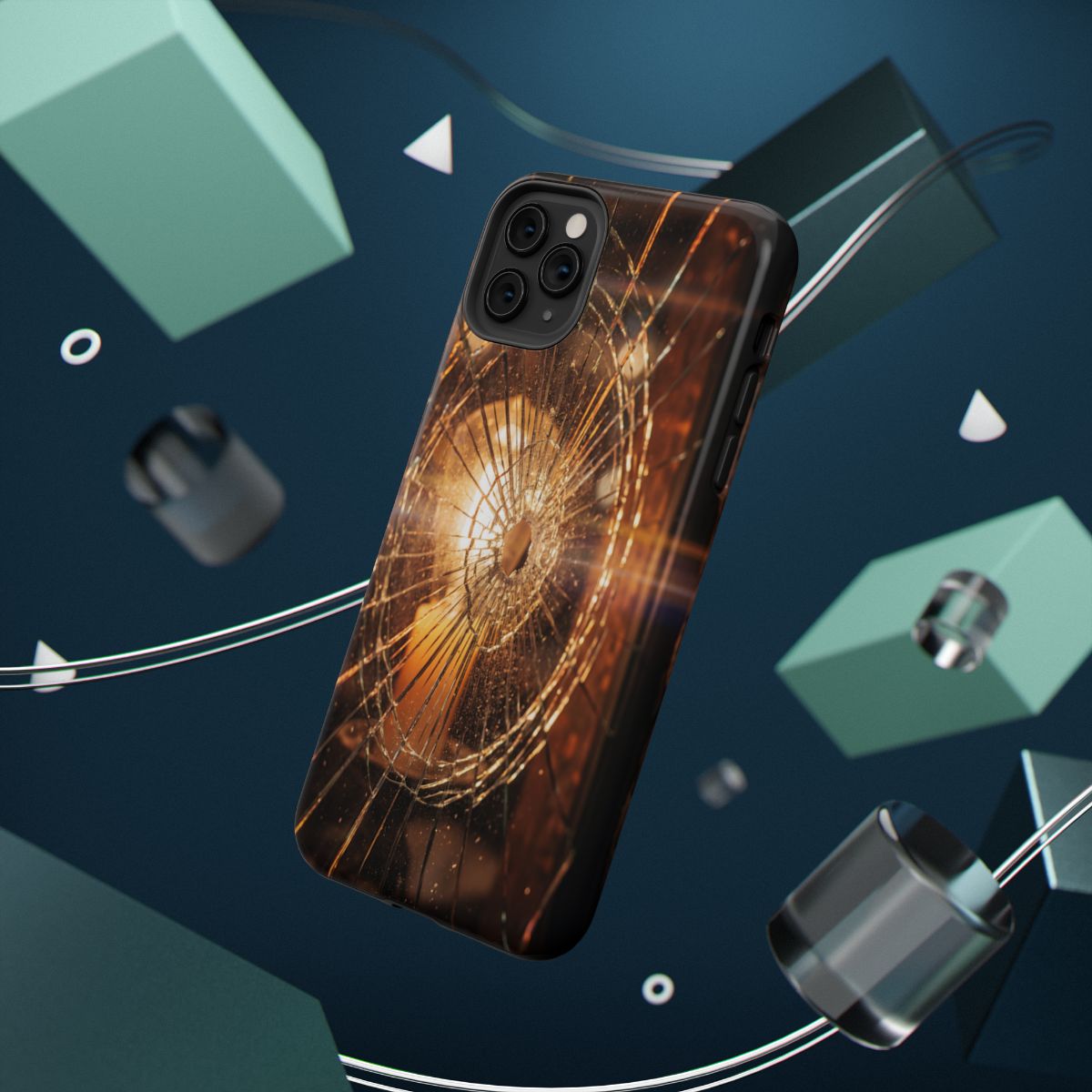 Impact-Resistant Case - Moody Fractured Glass— sizes part 1/2