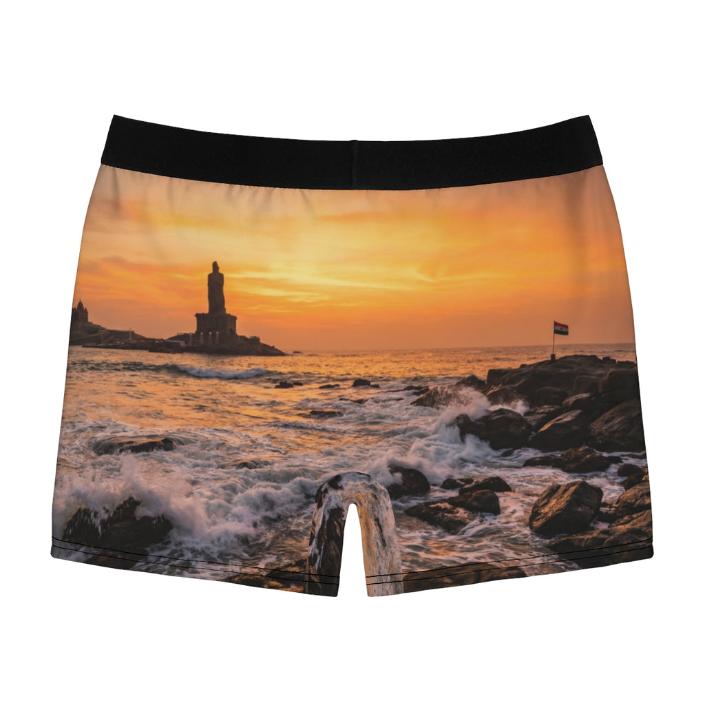 Men's Boxer Briefs - Coastal Sunrise Energy