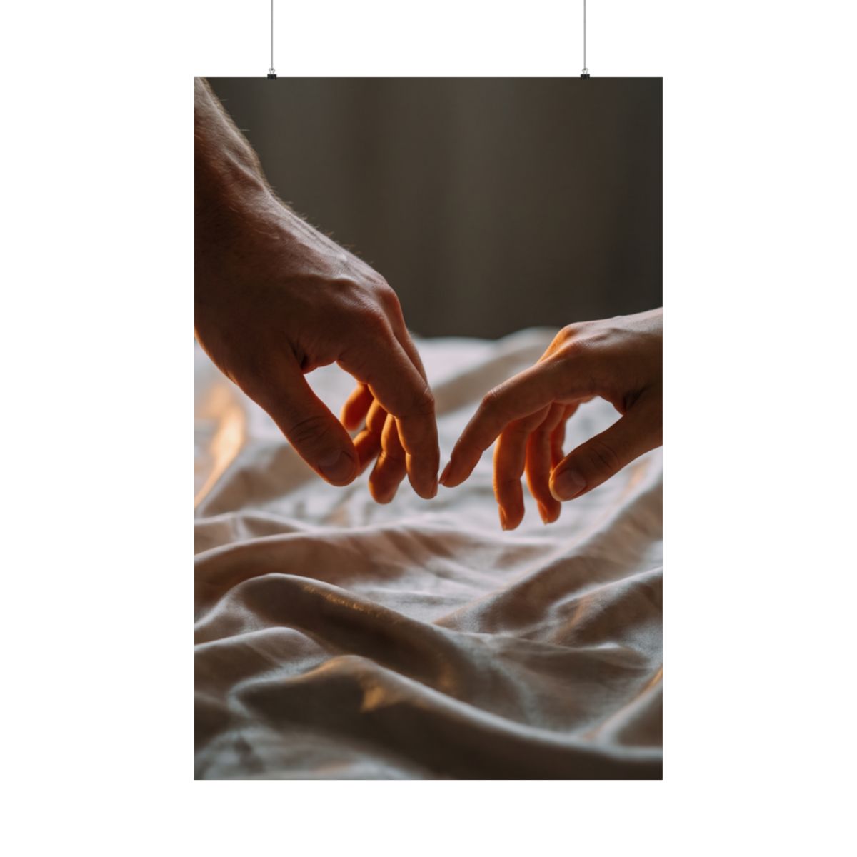 Matte Vertical Posters - Tender Touch (8×10 & 36×54) |...