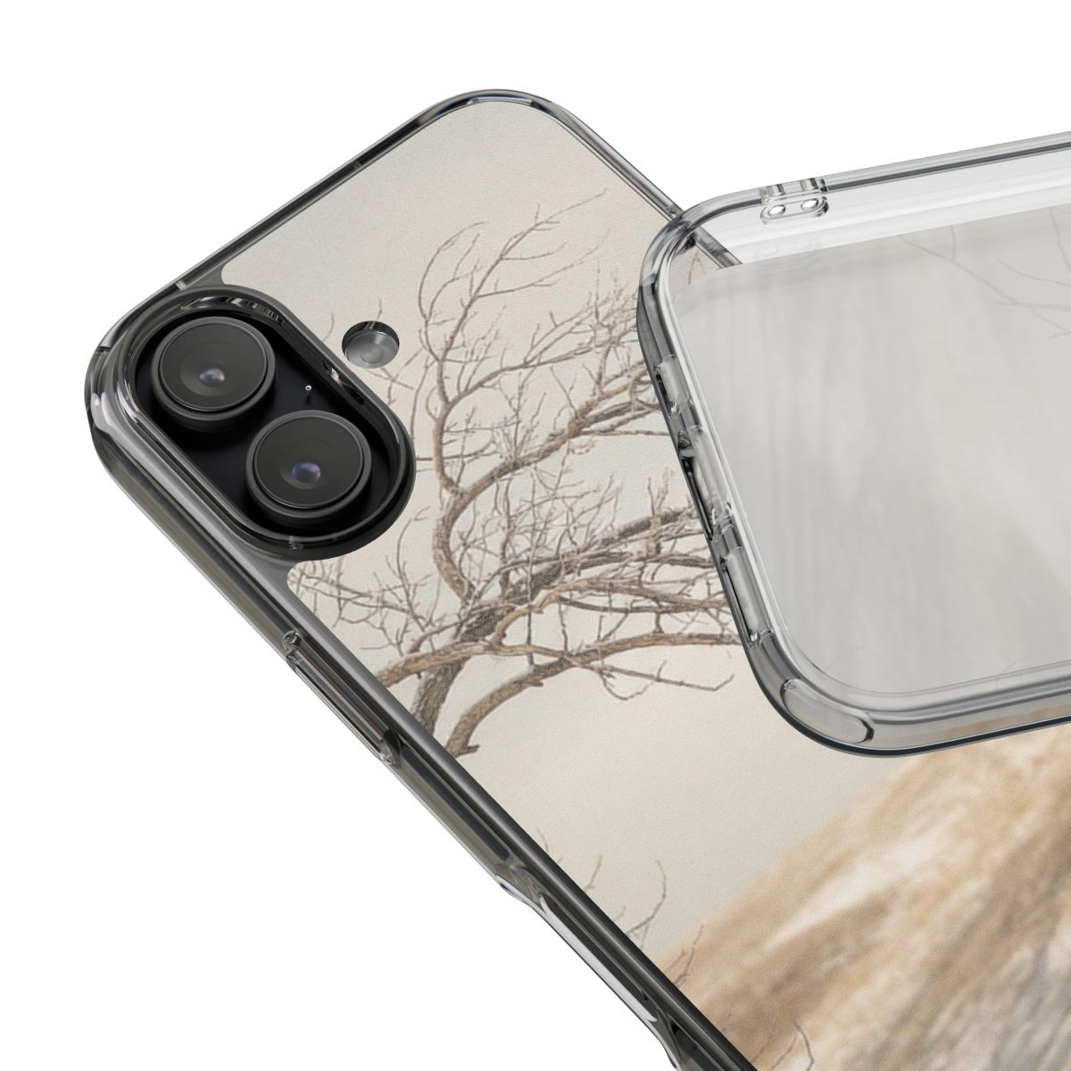 Clear Impact-Resistant Cases - Clear Phone Case - Winter...