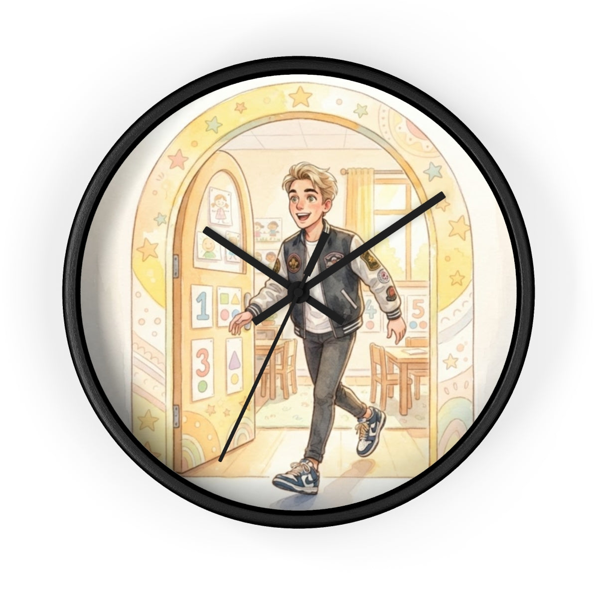 Wall Clock - Classroom Sunshine Hours | Echovira Gallery
