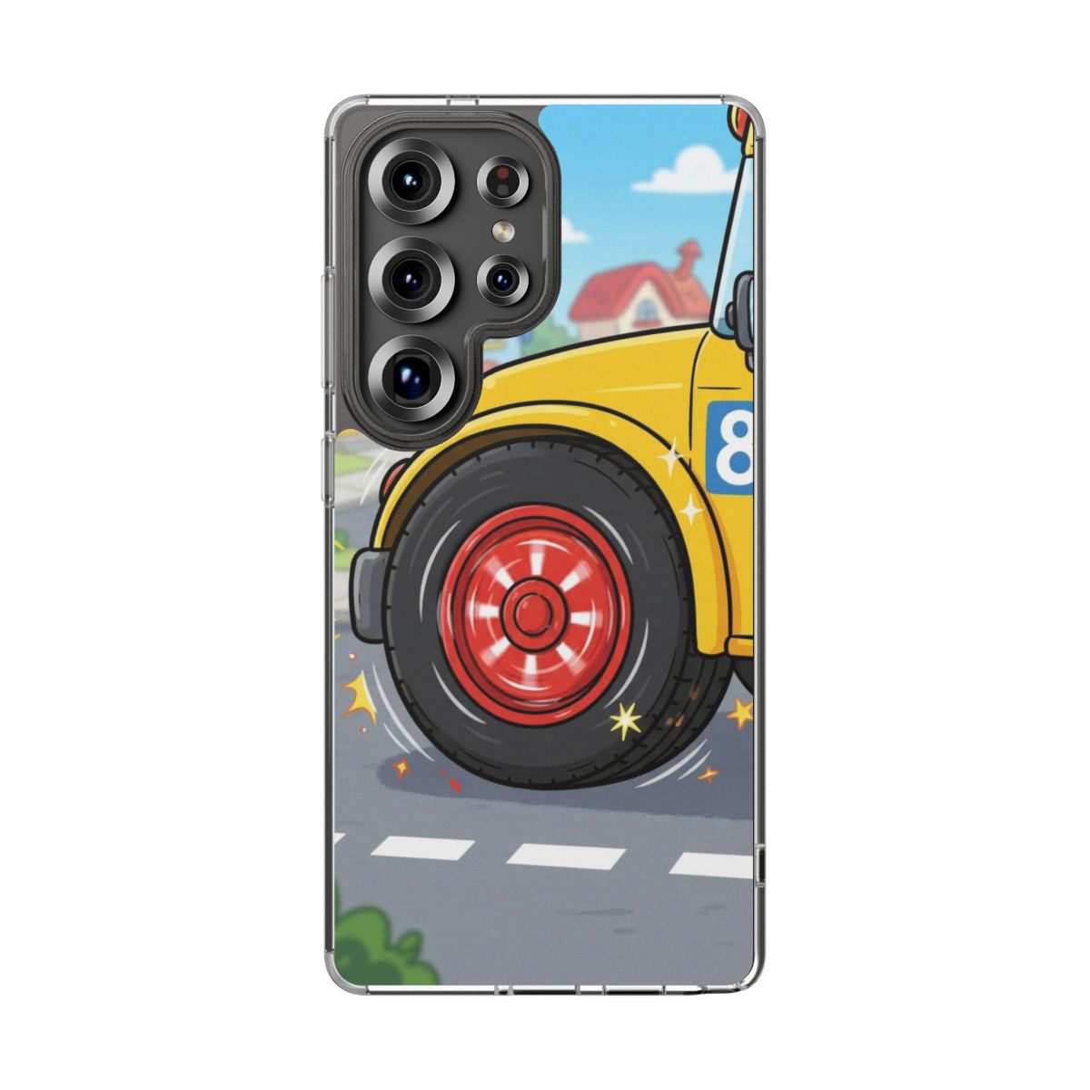 Clear Impact-Resistant Cases - Cartoon Bus | Echovira...