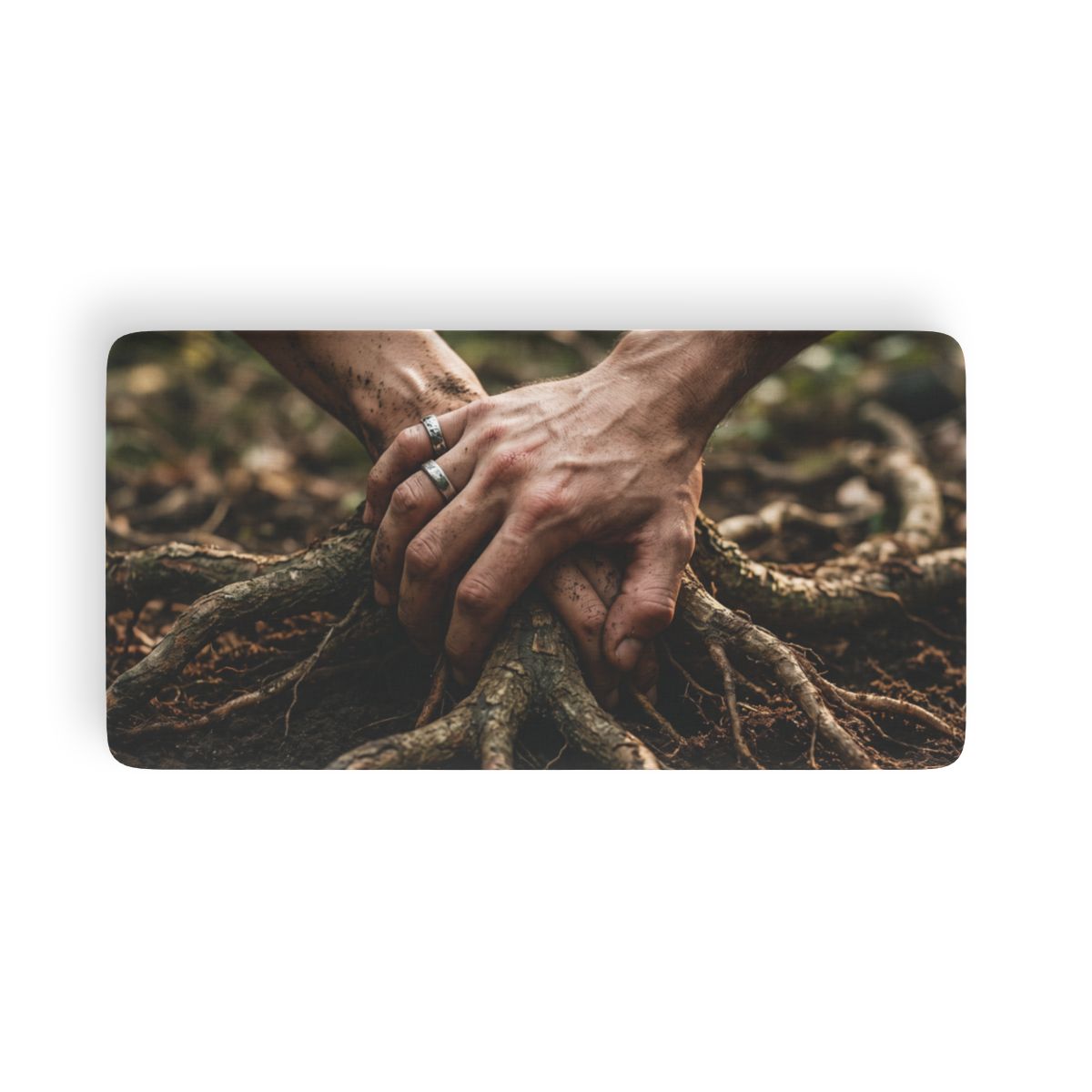Forest Roots and Soil Bed Fitted Sheet