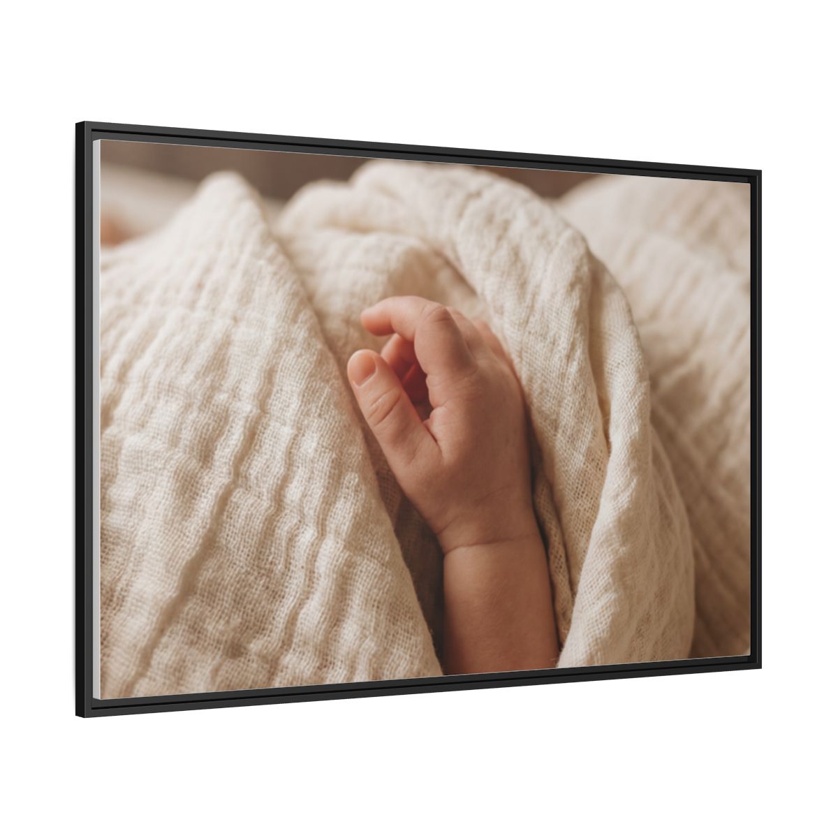 Framed Canvas - Minimalist Decor — Black / 1.25"