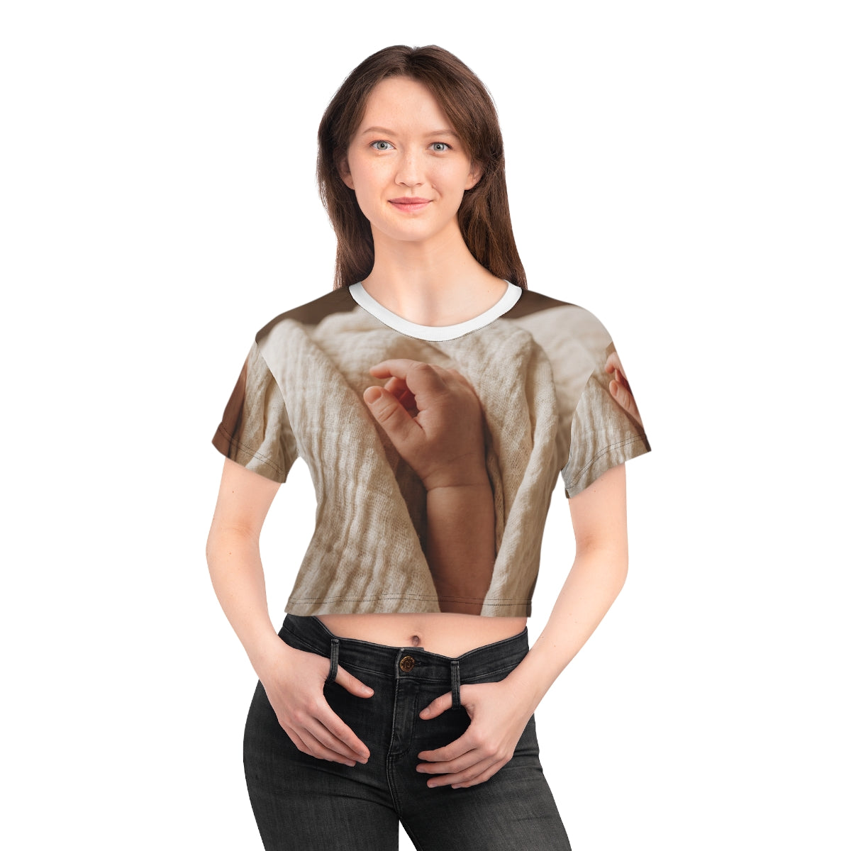 Crop Tee - Minimalist Lounge Vibe
