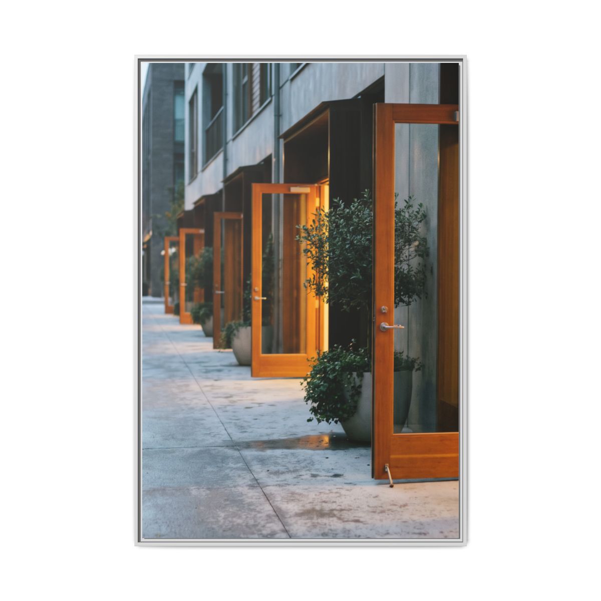 Matte Canvas, Framed - Twilight Promenade (8×10, 9×12... |...