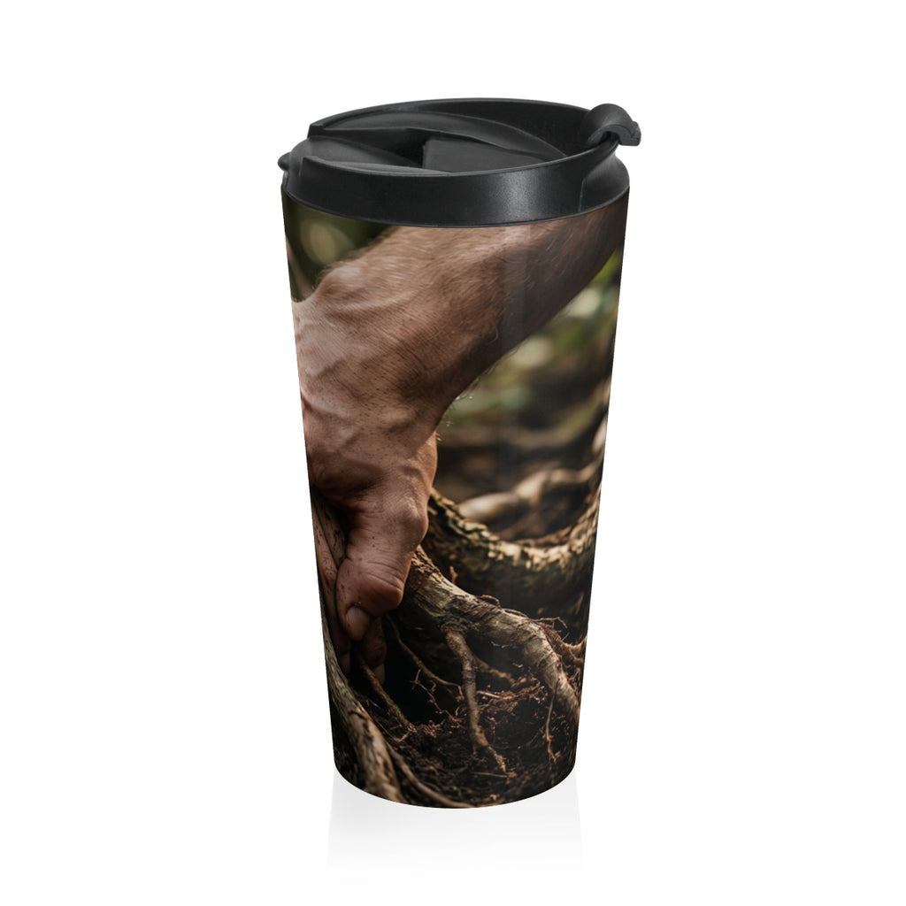 Forest Roots Stainless Steel Travel Mug