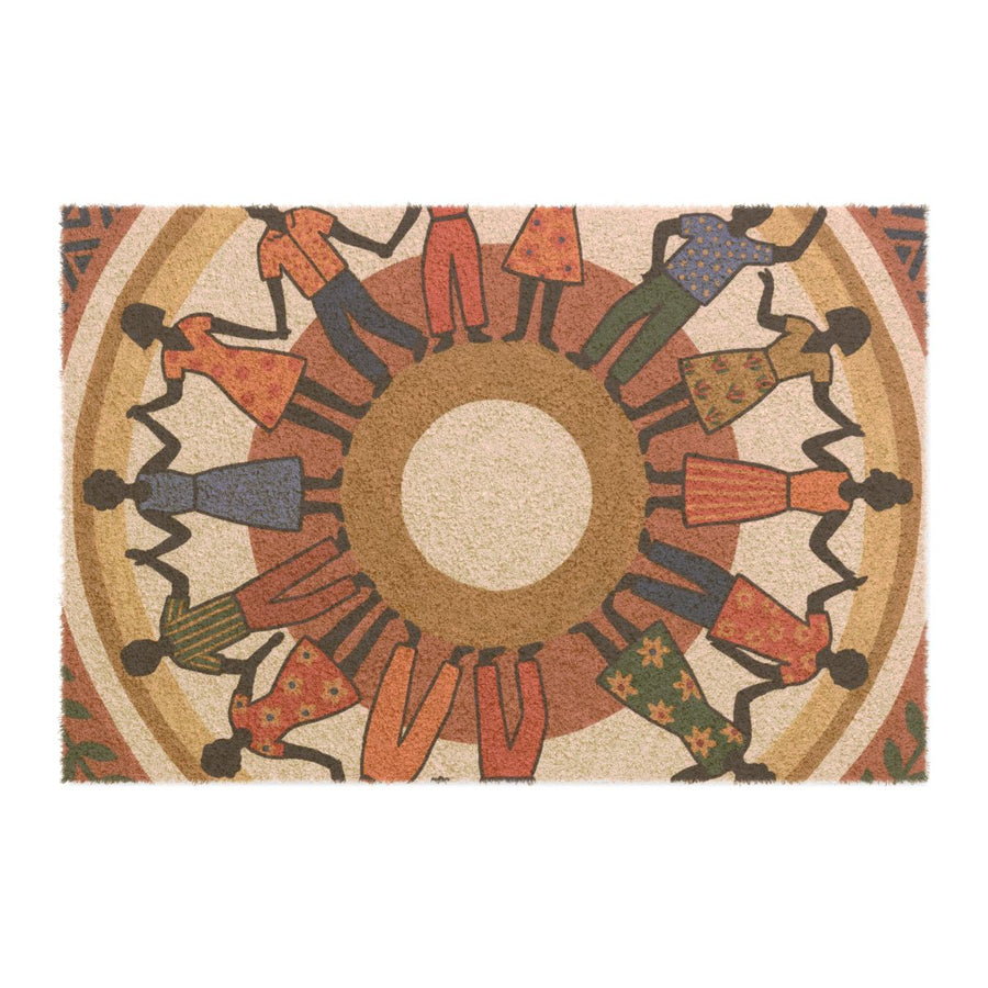 Doormat - Unity Mandala Folk Art