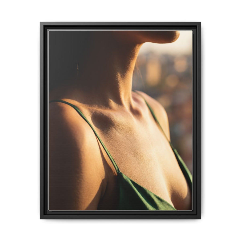 Framed Matte Canvas - Sunlit Muse