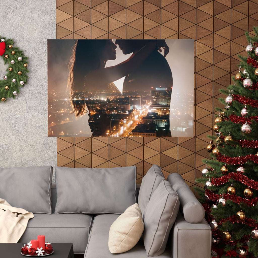 Matte Horizontal Poster - Metropolitan Night lights (10×8 &...