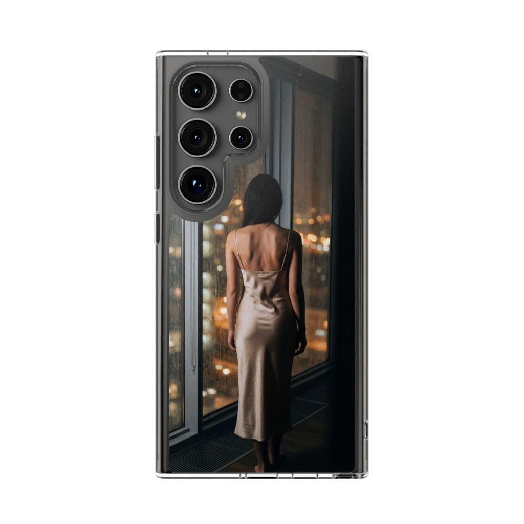 Clear Impact-Resistant Cases - Clear Phone Case - Rainy Mood...