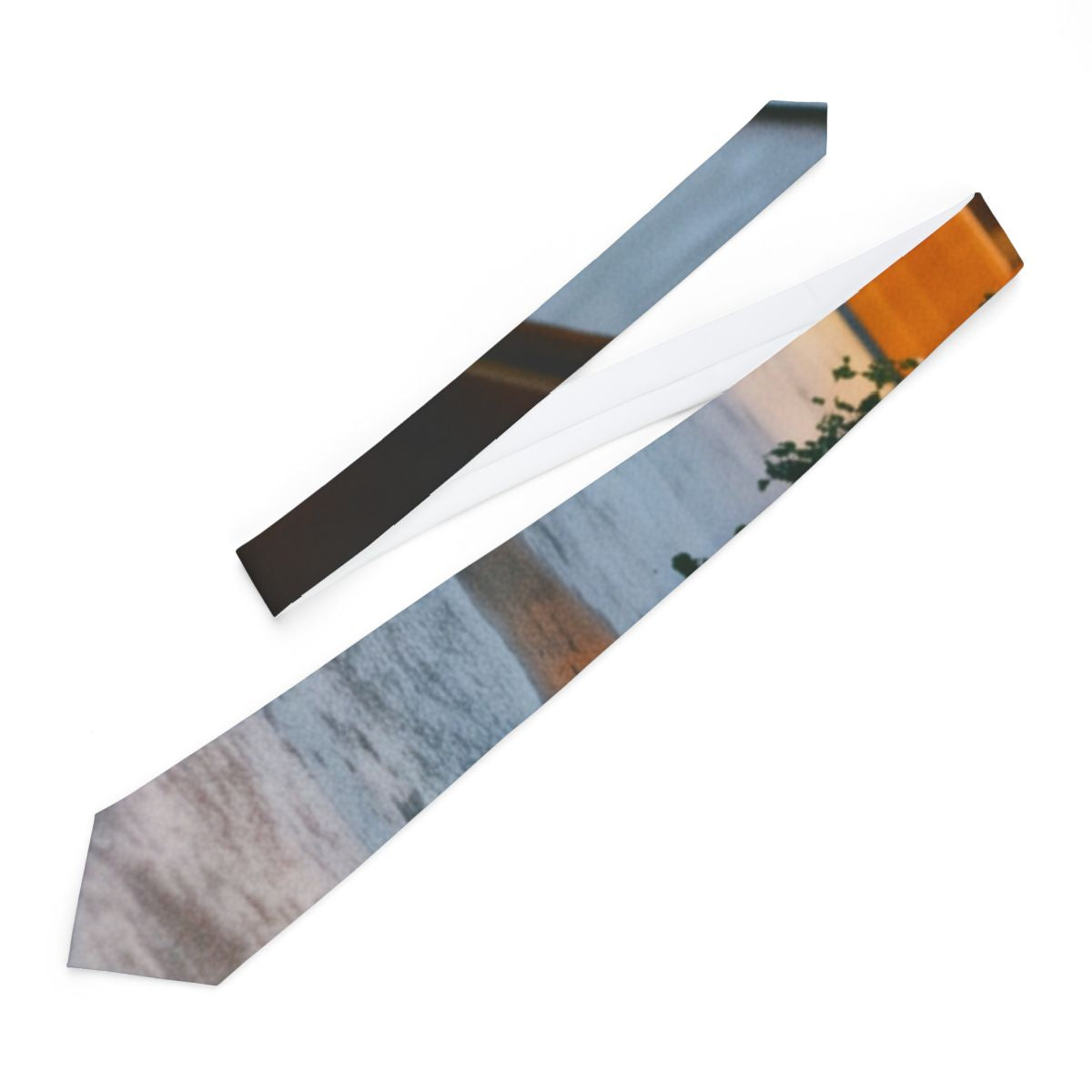 Necktie - Twilight Promenade City Tie | Echovira Gallery