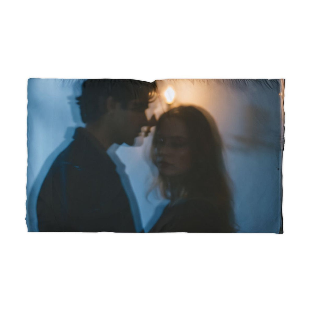 Midnight Shadow Pillowcase - Cozy Cinematic Bedding |...