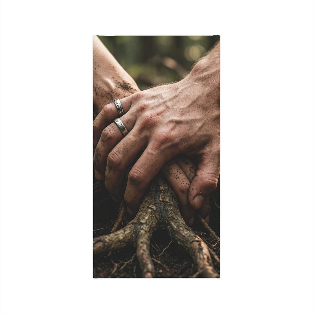 Women's Neck Gaiter with Earthy Forest Roots