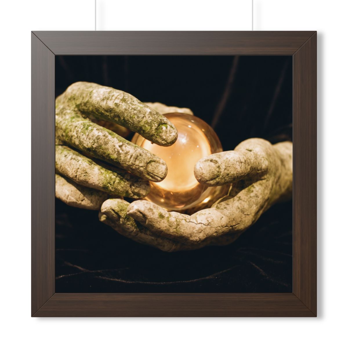 Framed Vertical Poster - Ancient Sight — Walnut (11×14... |...