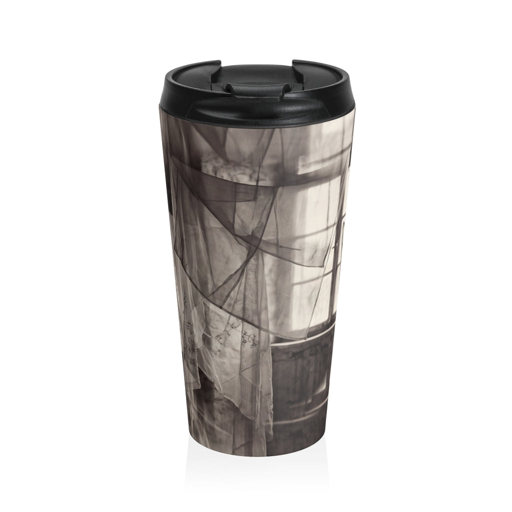 Stainless Steel Travel Mug - Spectral Veils | Echovira...