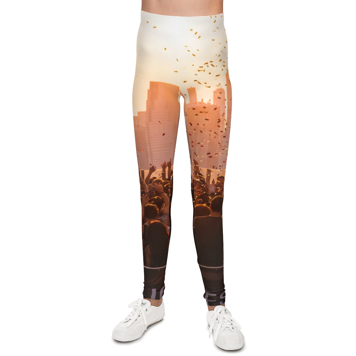 Youth Leggings - City Lights Festival | Echovira Gallery
