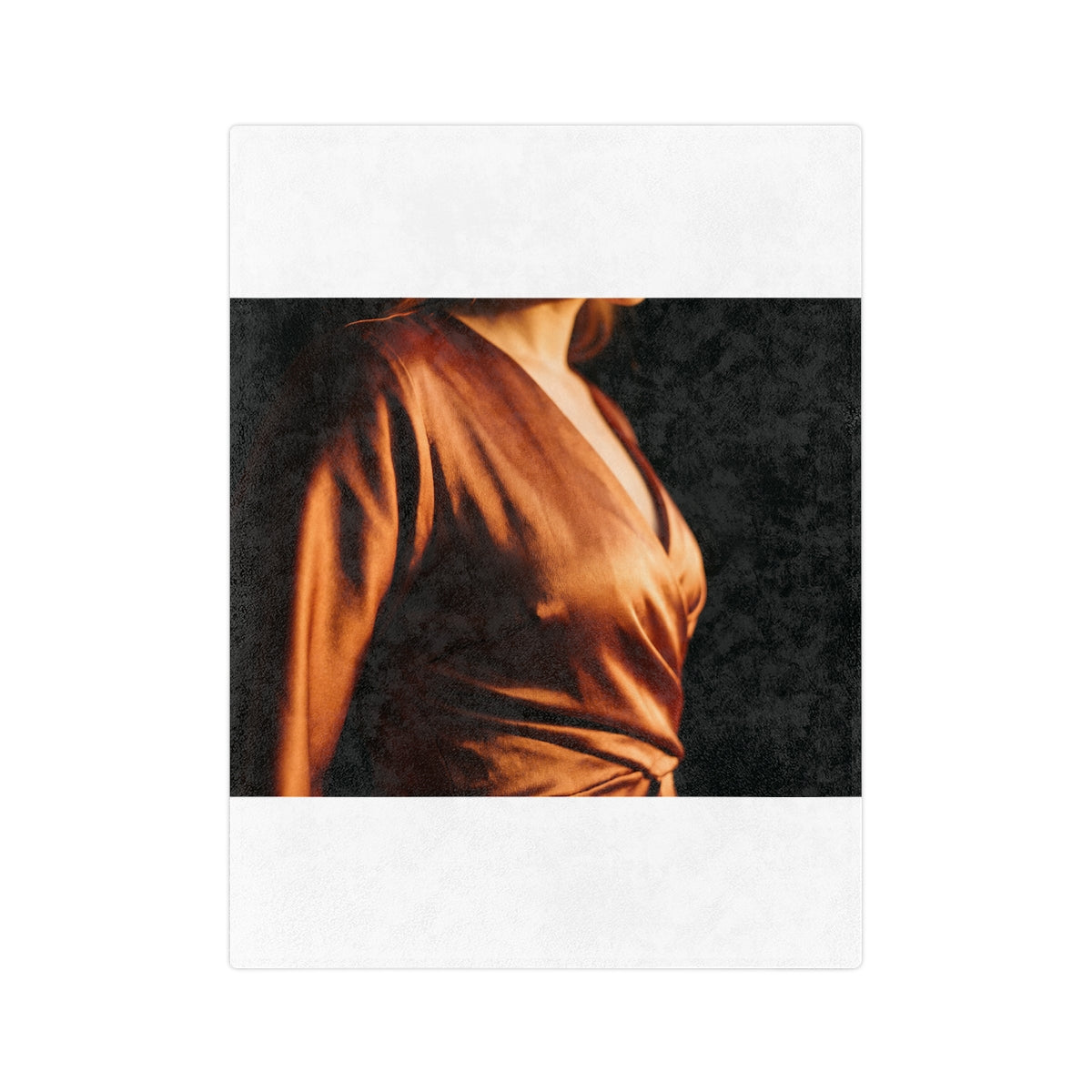 Microfiber Blanket - Satin Sunset Glow | Echovira Gallery