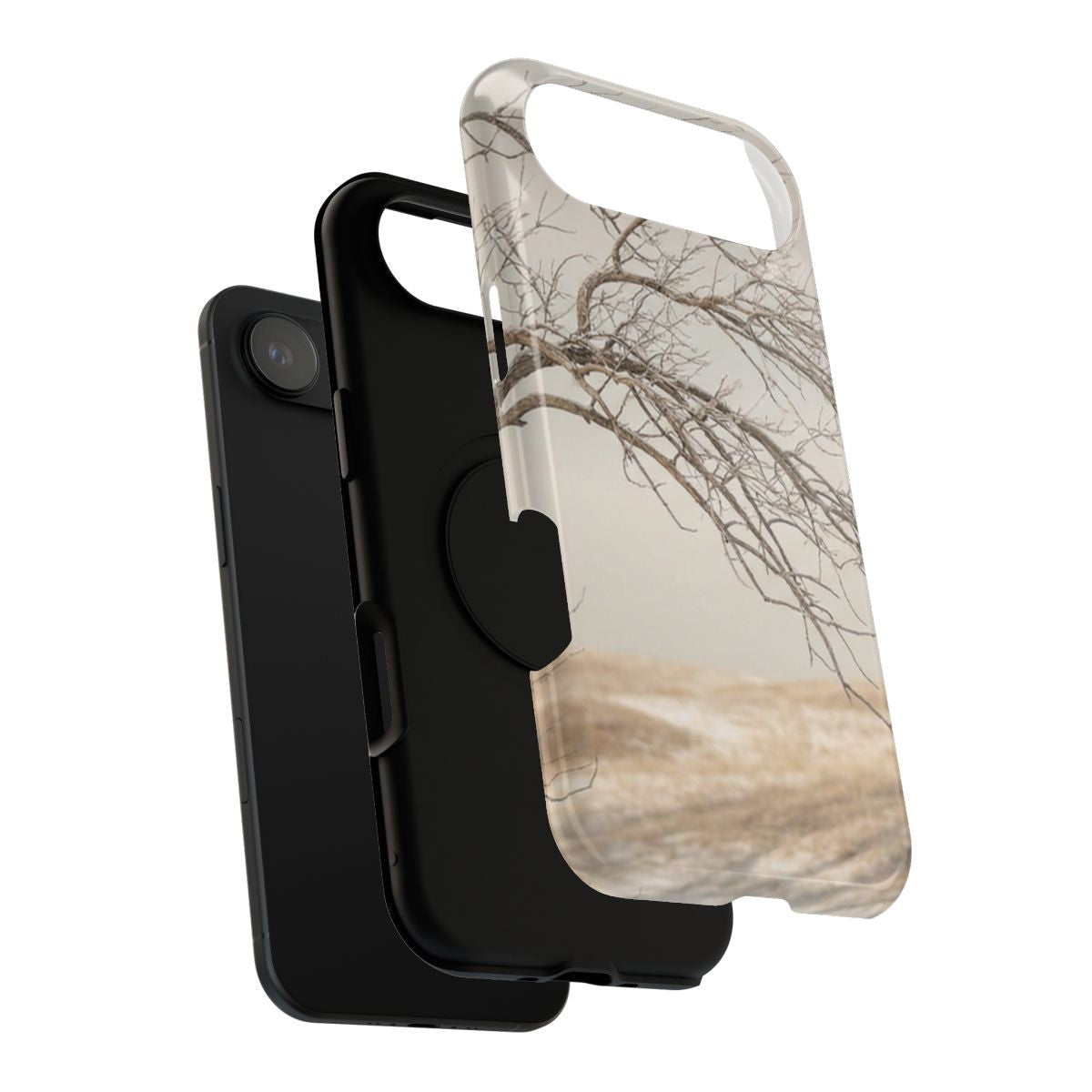 Impact-Resistant Cases - Tough Phone Case - Winter Tree Vibe— sizes part 1/2