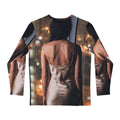 Men's Long Sleeve Shirt - Shimmering City | Echovira Gallery