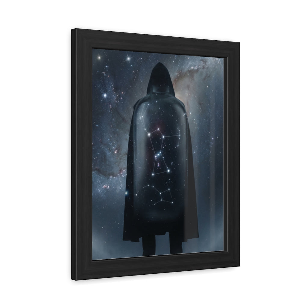 Framed Posters - Cosmic Sentinel Orion Constellation Art —...