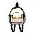 Clear Stadium Backpack with Golden Hour Crowd Art