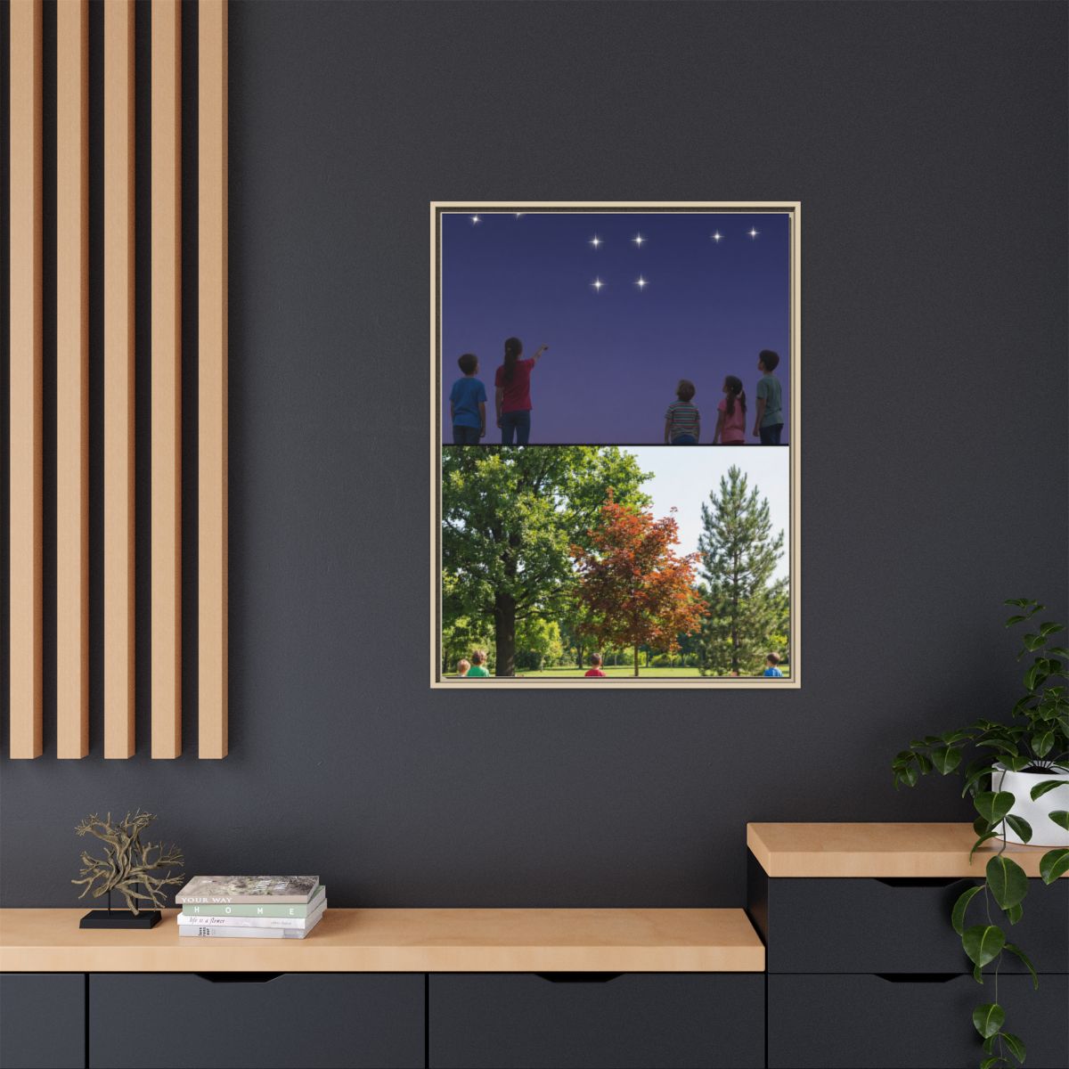 Framed Matte Canvas - Discovery — Natural / 1.25"