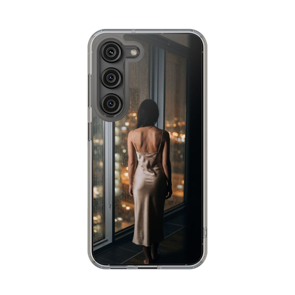Clear Impact-Resistant Cases - Clear Phone Case - Rainy Mood...
