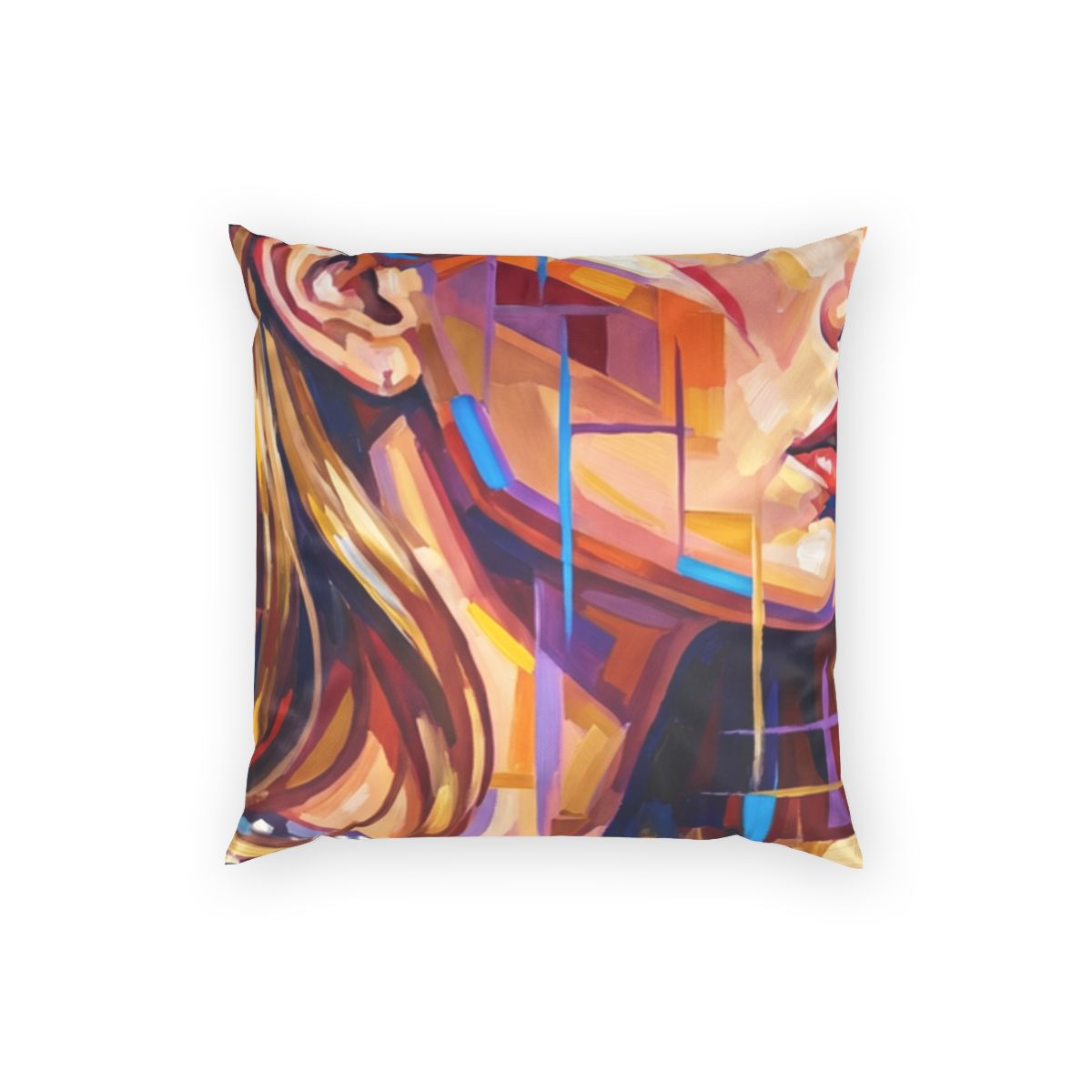 Poly Velvet Pillow - Shattered Elegance | Echovira Gallery