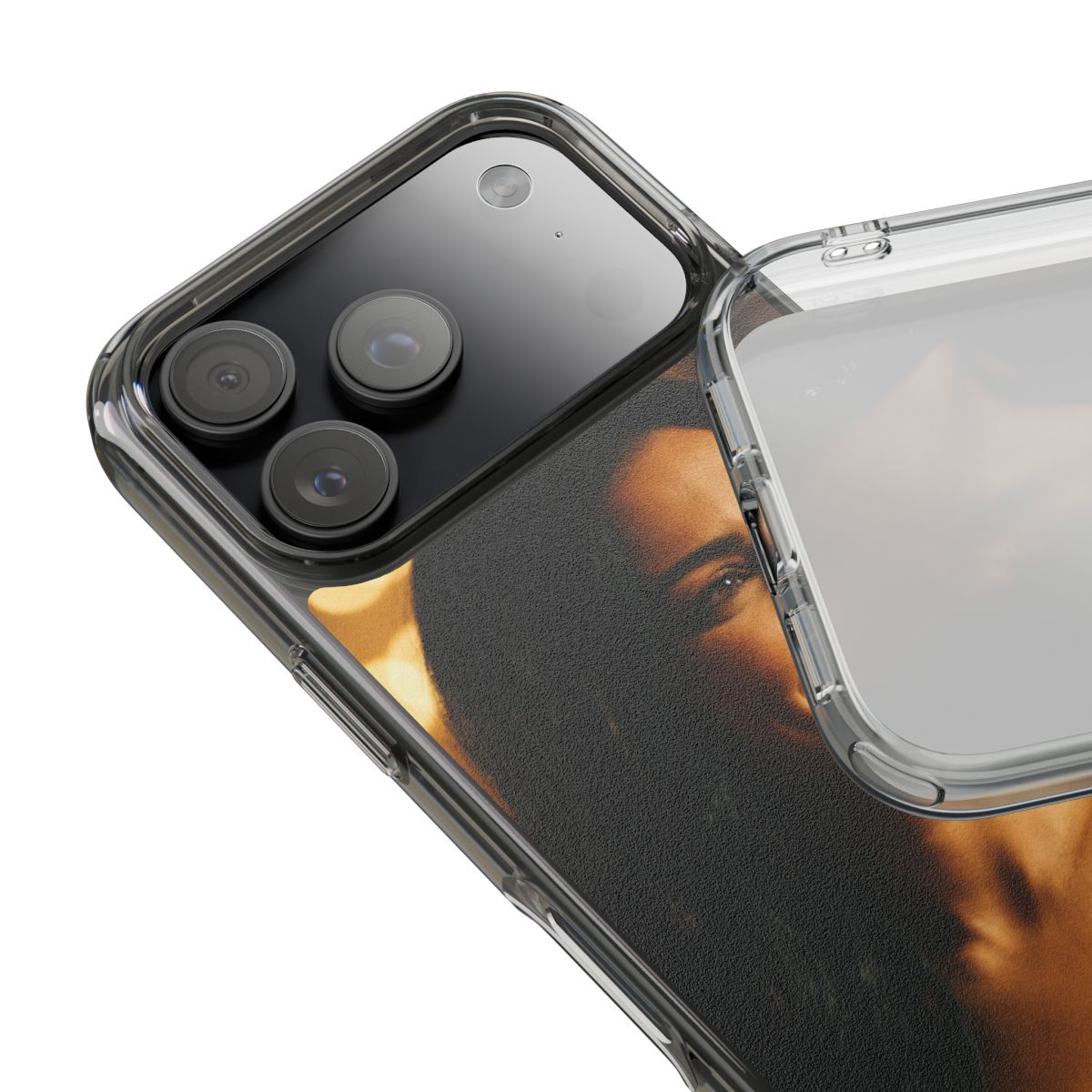Clear Impact-Resistant Cases - Clear Phone Case - Golden...