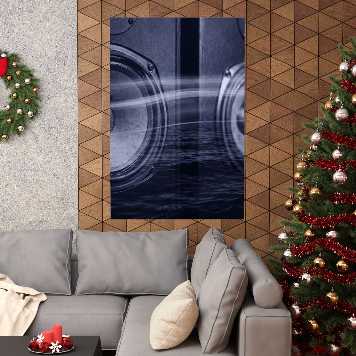 Matte Vertical Posters - Sonic Currents Moody Audio... |...