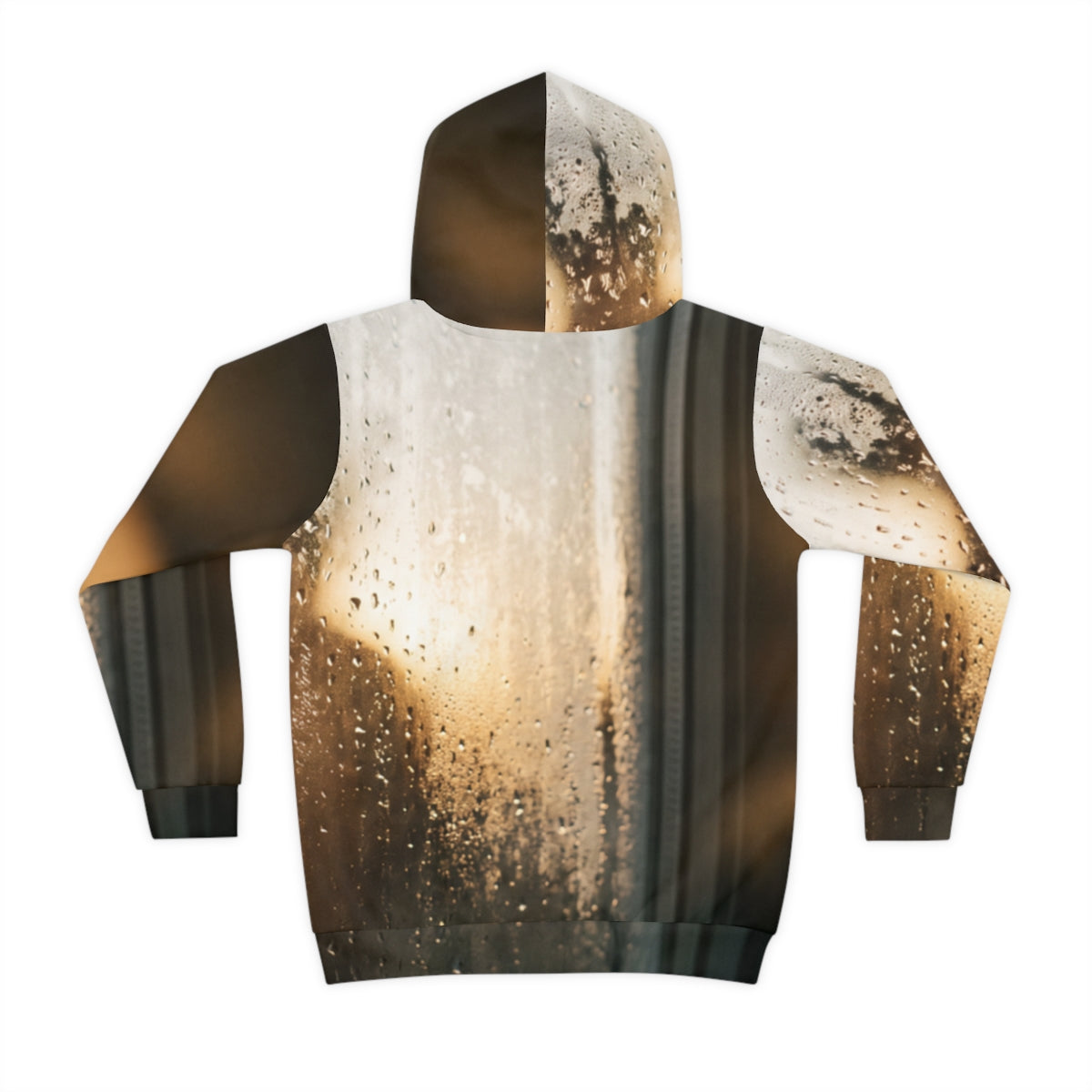 Kids Hoodie with Misty Silhouette Art